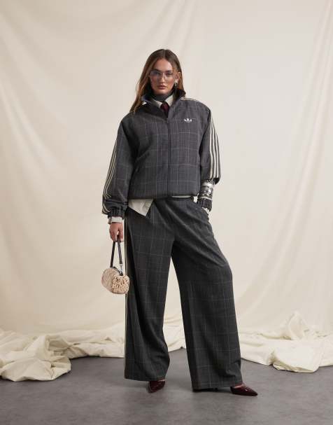 adidas Originals x ASOS check track set - view 1