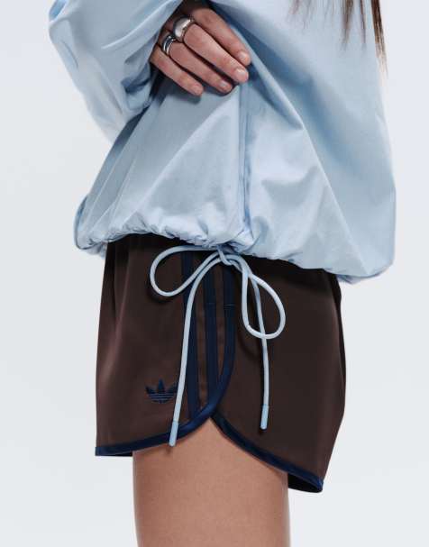 adidas Originals x ASOS - Chemise oversize à col cheminée - Bleu - view 1