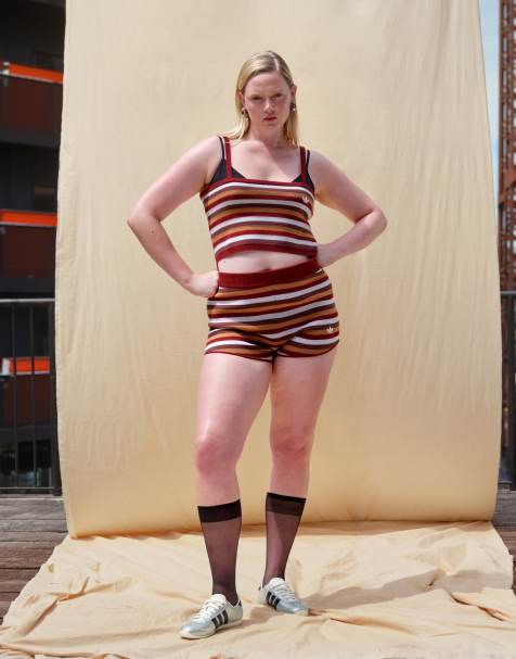 adidas Originals x ASOS - Co-ord set met gebreide short - view 1