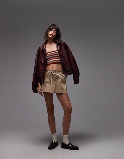 adidas Originals x ASOS - Débardeur d'ensemble en maille rayée - Bordeaux - view 1