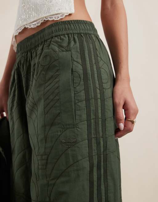 adidas Originals x ASOS embroidered track pants in green