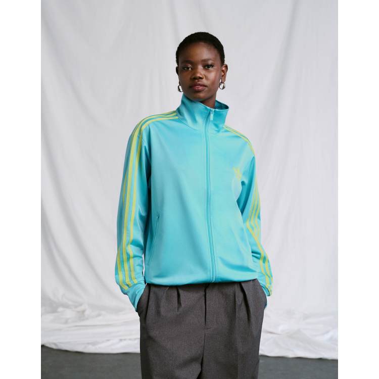 adidas W FBIRD LOOSETTアウター BLUE/SEMIPINK adidas FBIRD LOOSE TT ブルー/セミピンクスパーク（アディダス