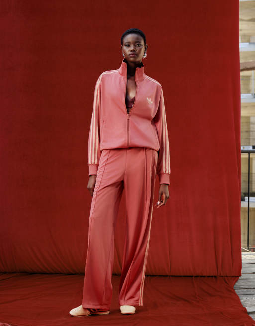 adidas Originals x ASOS Firebird – Różowy top dresowy o luźnym kroju