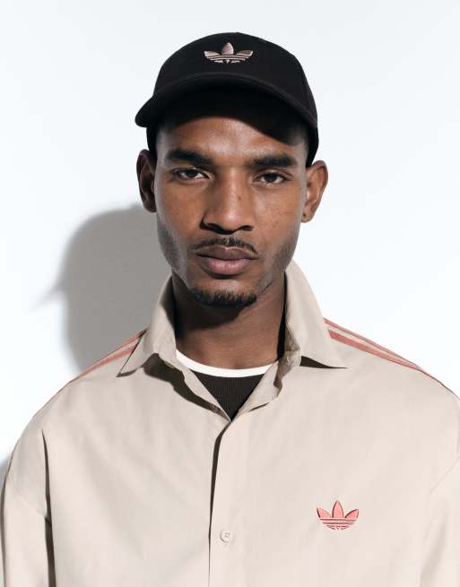 adidas Originals x ASOS Hemd aus beigem Baumwollpopeline, 3 von 6