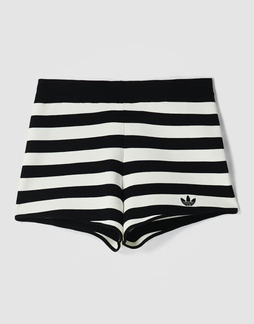 adidas Originals x ASOS knitted short co-ord in black and white stripe