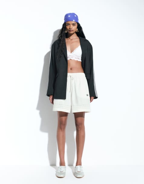 adidas Originals x ASOS kwadratowa chusta z bawełny w kolorze niebieskim - view 1
