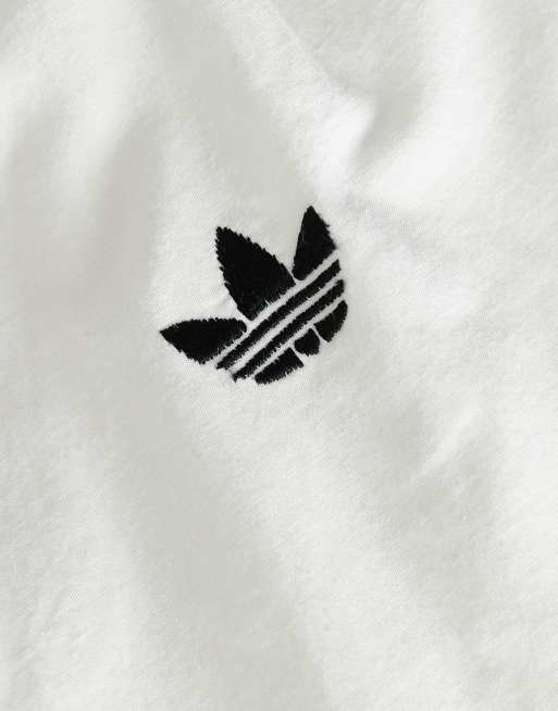 adidas Originals x ASOS maxi skirt with broderie in white