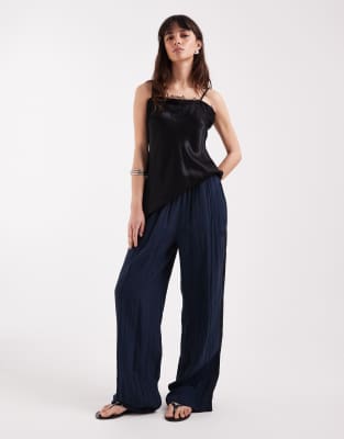 adidas Originals x ASOS adidas Originals x ASOS nylon track pants in navy