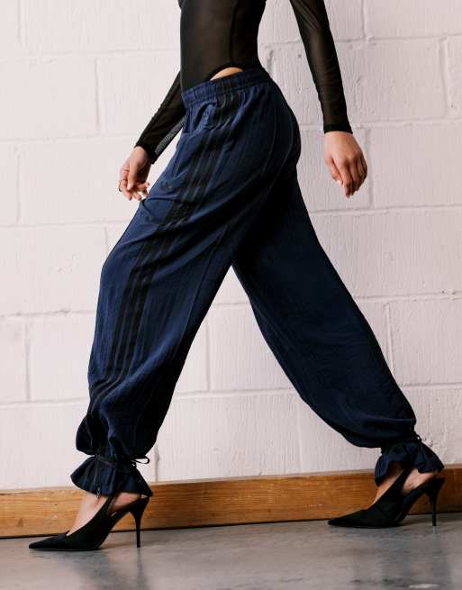 adidas Originals x ASOS nylon track pants in navy