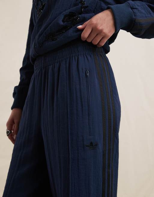 adidas Originals x ASOS nylon track pants in navy
