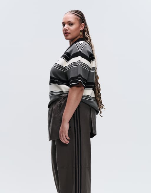 adidas Originals x ASOS – Oversize-Jogginghose in Khaki mit Rock-Overlay, 6 von 7