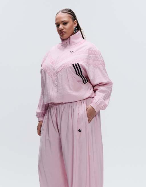 adidas Originals x ASOS oversized balloon track pants in pink