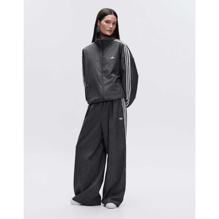 adidas Originals x ASOS - Oversized trainingsjack met krijtstreep