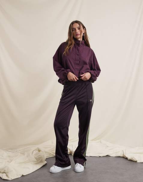 adidas Originals x ASOS plum and green track set - view 1