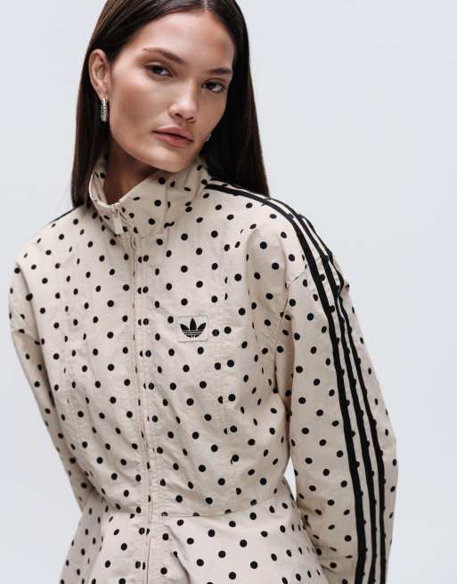 adidas Originals x ASOS regular fit polka dot track jacket in 