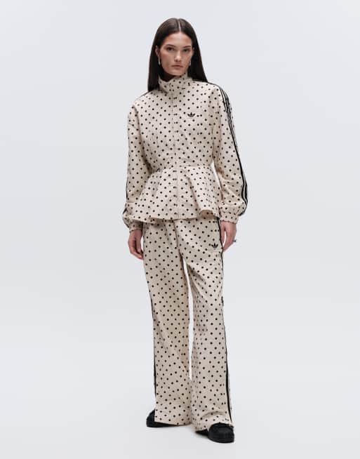 adidas Originals x ASOS regular fit polka dot track jacket in 
