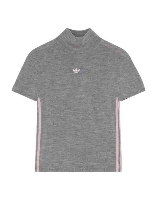 adidas Originals x ASOS – Regular-Fit-Rollkragenpullover aus 100% Wollstrick in Grau , 7 von 7