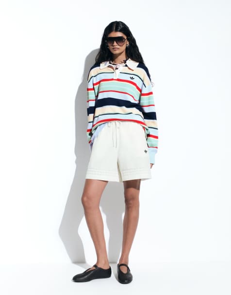 adidas Originals x ASOS rugby-top i strik med striber - view 1