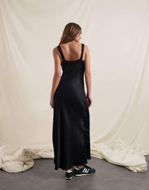 adidas premium satin dress adidas Premium Satin Dress - Black - JI9619