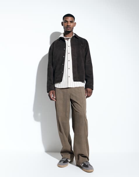 adidas Originals x ASOS surchemise en daim marron - view 1