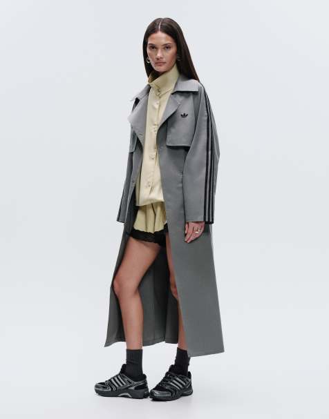 adidas Originals x ASOS – Trenchcoat in Khaki - view 1