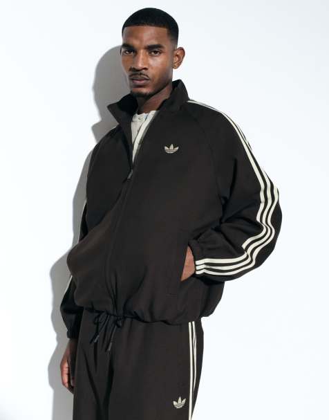 adidas Originals x ASOS veste de survêtement ajustée marron - view 1