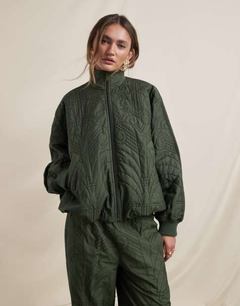 adidas Originals x ASOS - Veste de survêtement oversize - Vert - view 1