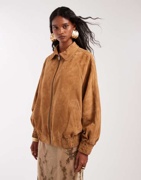 adidas Originals x ASOS - Veste en daim - Fauve - view 1