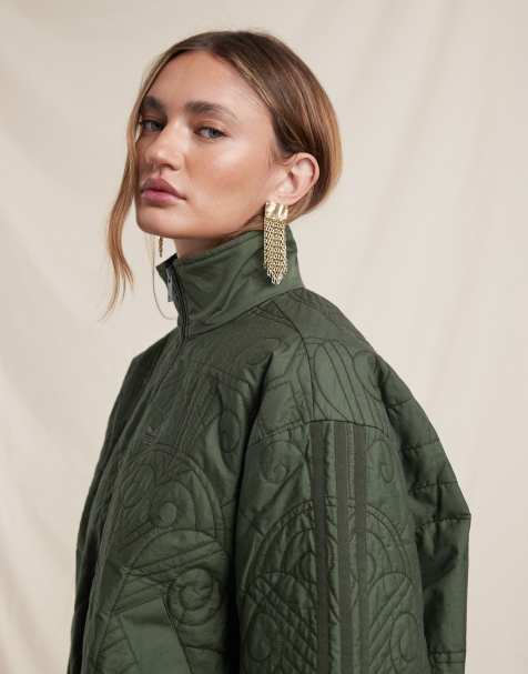 adidas Originals x ASOS – Zielona kurtka dresowa oversize - view 1
