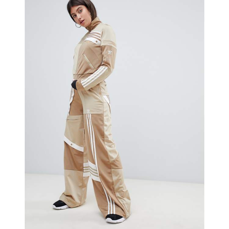 adidas Originals X Danielle Cathari Deconstructed Track Pants In Beige  Khaki