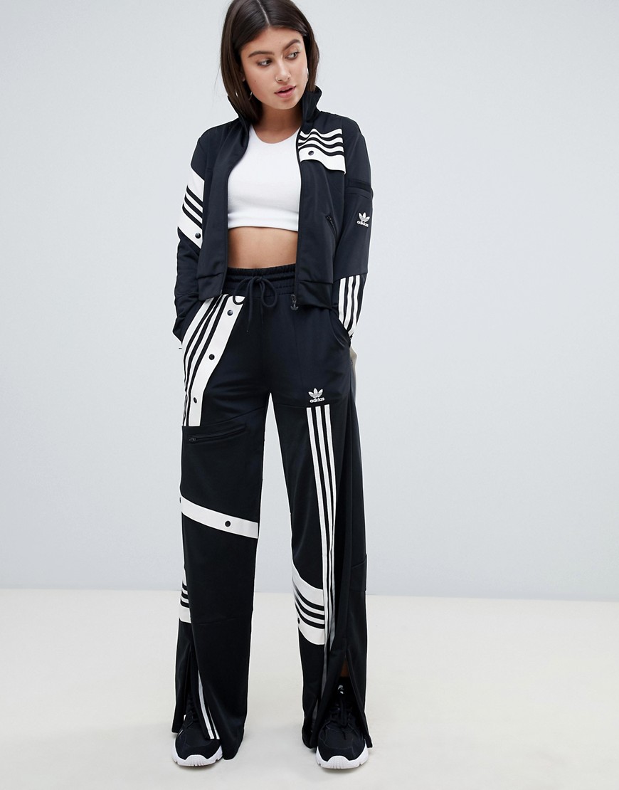 Adidas Originals X Danielle Cathari Deconstructed Track Pants In Black
