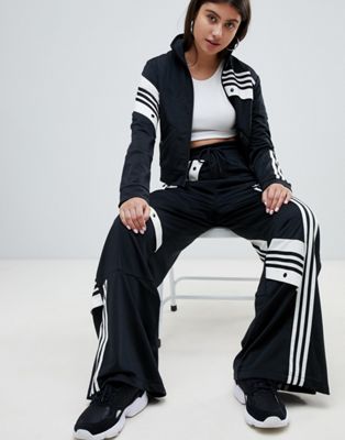danielle cathari deconstructed track top in black by adidas