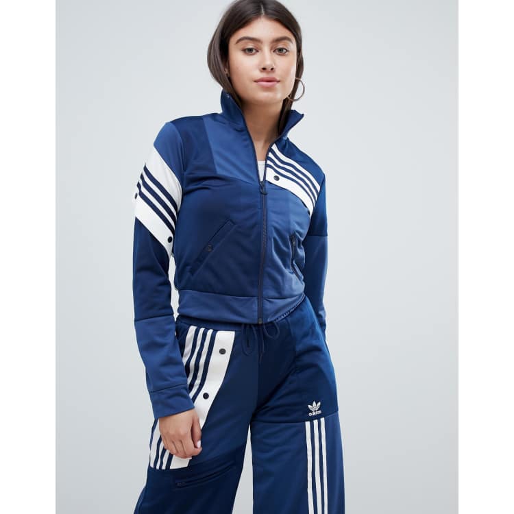 adidas Originals X Danielle Cathari Deconstructed Track Top In Navy