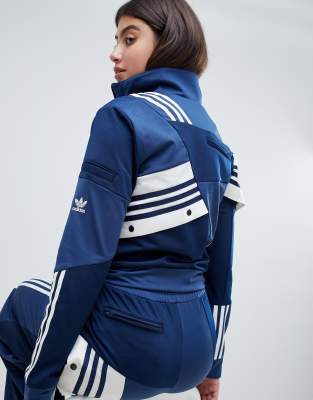 Adidas originals x danielle cathari deconstructed track top in black online