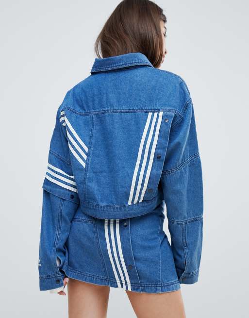 Adidas originals x 2025 danielle cathari denim jacket