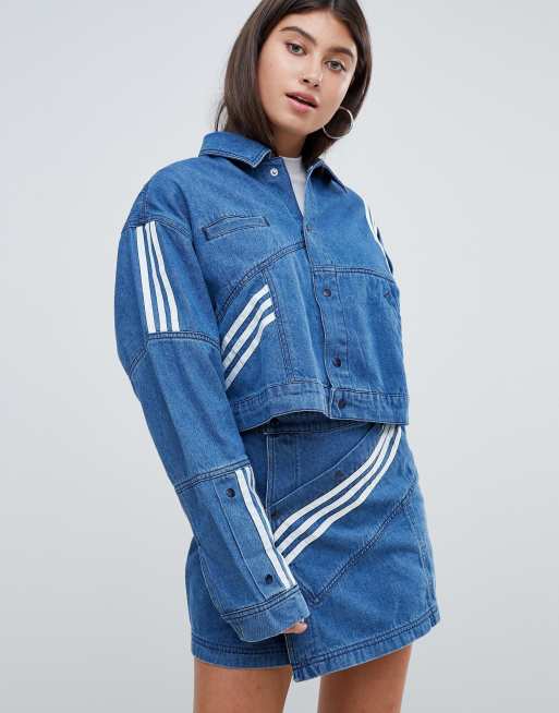 adidas Danielle Cathari デニムジャケット adidas Originals X Danielle Cathari – Jeansjacke und -rock