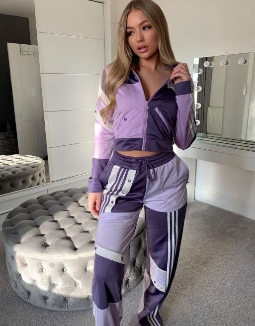 adidas Originals x Danielle Cathari track bottoms in purple