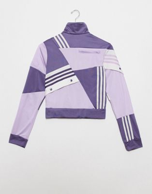 adidas originals x danielle cathari track top in purple