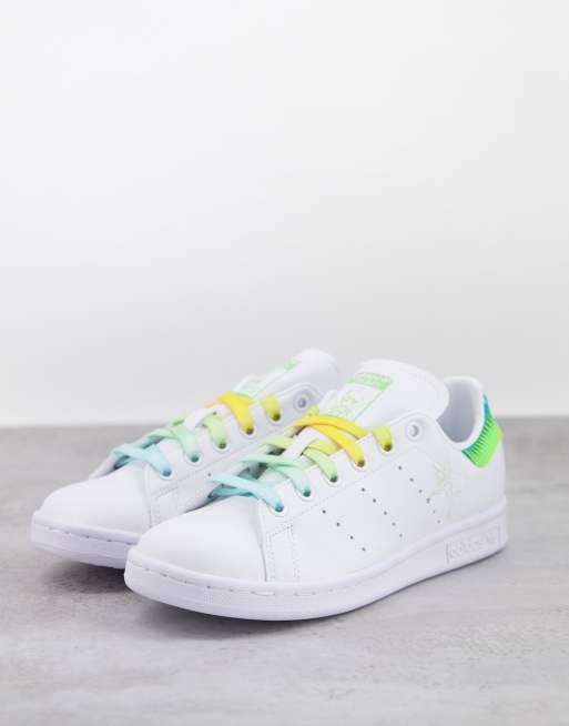 adidas Originals x Disney Stan Smith trainers with Tinkerbell graphic in  white - WHITE | ASOS
