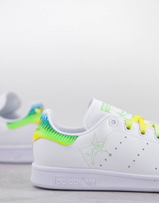 adidas Originals x Disney Stan Smith trainers with Tinkerbell graphic in  white - WHITE