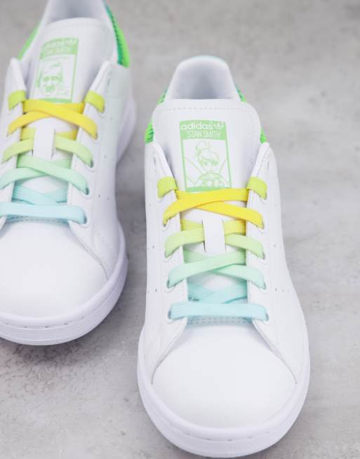 adidas Originals x Disney Stan Smith trainers with Tinkerbell graphic in  white - WHITE | ASOS