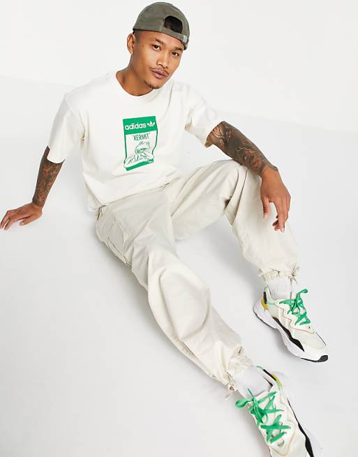 adidas Originals x Disney t-shirt with Kermit the Frog print adidas Originals x Disney t-shirt with Kermit the Frog print