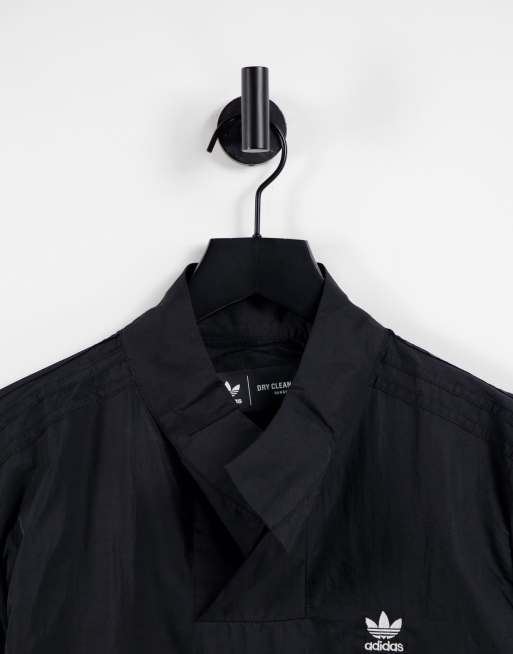 adidas Originals x Dry Clean Only logo sweatshirt with satin