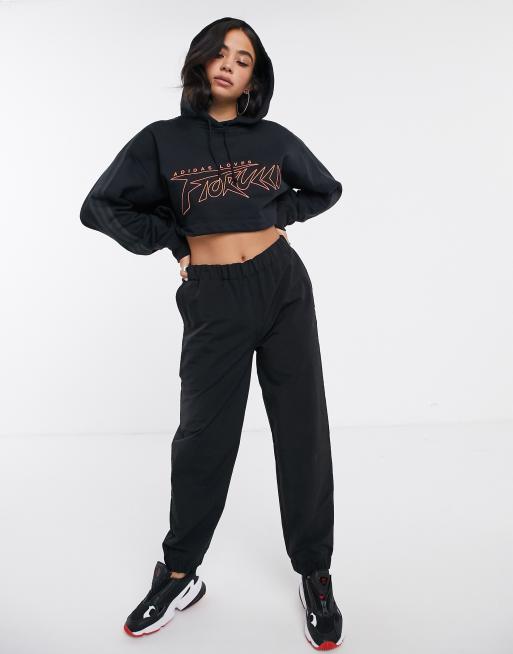 Felpa top fiorucci corta