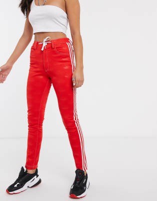 adidas fiorucci denim pants