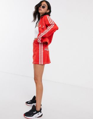 adidas skirt and jacket