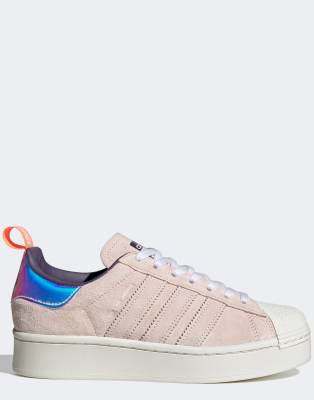 adidas bleu marine et rose