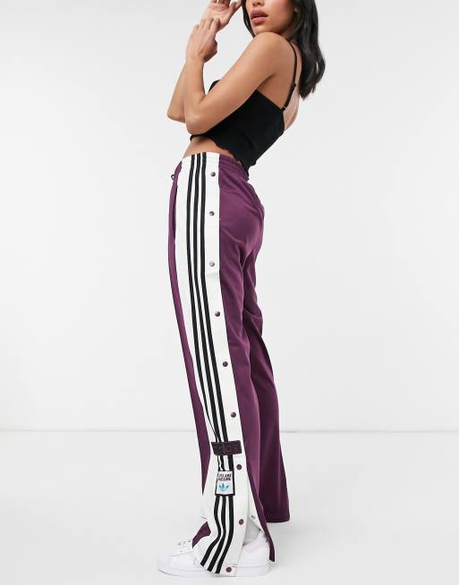 Adidas Originals x Girls are Awesome wide leg trousers in purple | ASOS