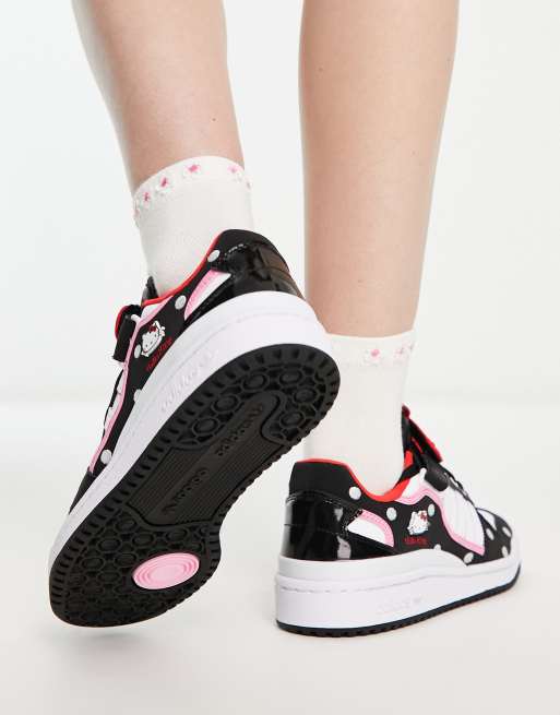 adidas Originals x Hello Kitty Forum Low sneakers in black ASOS