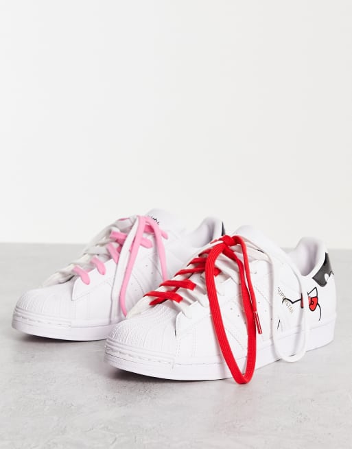 adidas gazelle silver green womens adidas Originals Girls Superstar 360 x Hello Kitty main image 0
